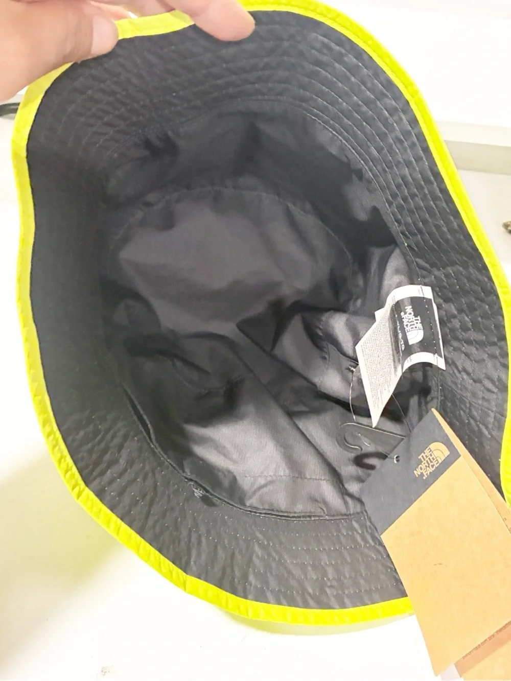 The North Face Neon Yellow Bucket Hat
